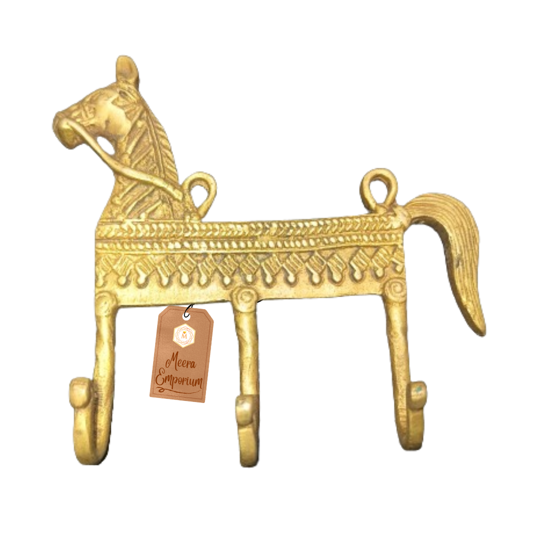 Khuti (Hanger) Brass Metal fine art for hanging cloths or other utility 240gm 